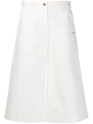 

Slogan print cropped trousers, Off-White Slogan print cropped trousers