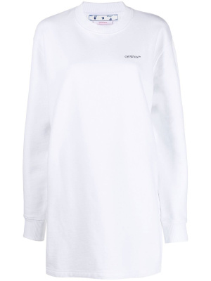 

Arrow-print sweatshirt dress, Off-White Arrow-print sweatshirt dress