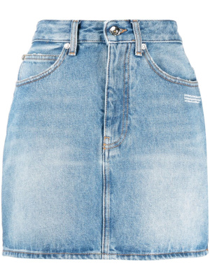 

High-waisted mini denim skirt, Off-White High-waisted mini denim skirt