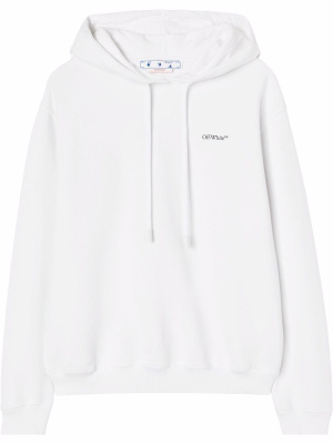 

Floral-Arrows cotton hoodie, Off-White Floral-Arrows cotton hoodie