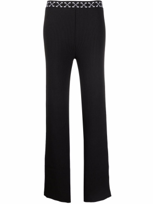 

Arrows-waistband ribbed trousers, Off-White Arrows-waistband ribbed trousers