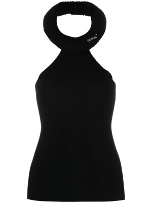 

Tubular open-back top, Off-White Tubular open-back top