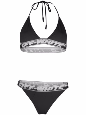 

Logo-band bikini set, Off-White Logo-band bikini set