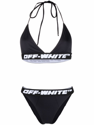 

Logo-band bikini set, Off-White Logo-band bikini set