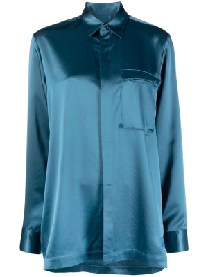 

Satin zip-pocket shirt, Y-3 Satin zip-pocket shirt