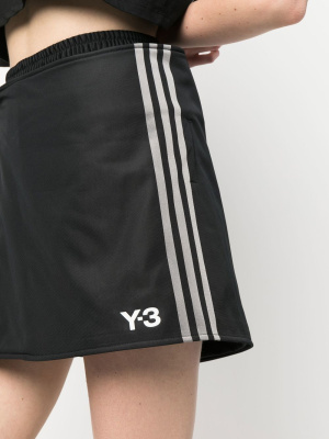 

Logo-print cotton skorts, Y-3 Logo-print cotton skorts
