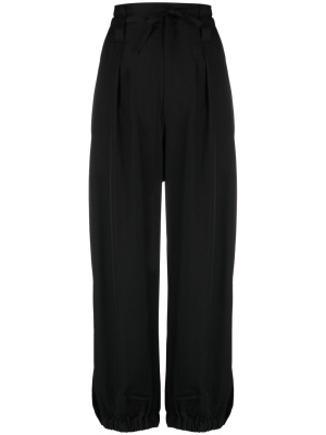 

Low-rise cotton track pants, Y-3 Low-rise cotton track pants