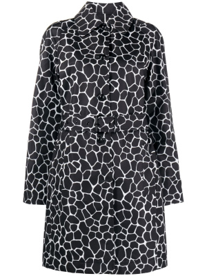 

Animal print belted trench coat, Michael Michael Kors Animal print belted trench coat