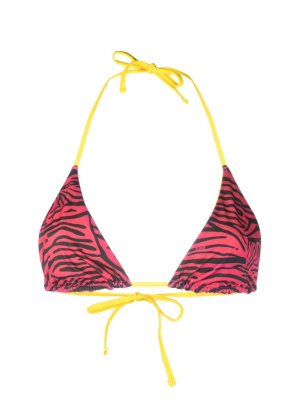 

Zebra-print reversible bikini top, Diesel Zebra-print reversible bikini top