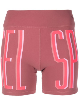 

Logo-print cycling shorts, Diesel Logo-print cycling shorts