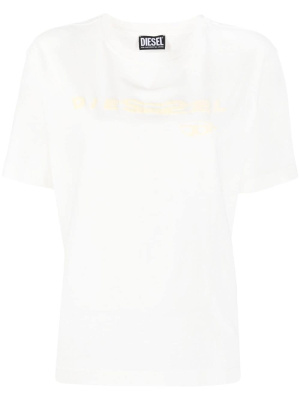 

Logo-print cotton T-shirt, Diesel Logo-print cotton T-shirt