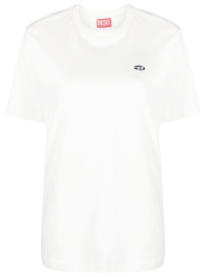 

Embroidered-logo cotton T-shirt, Diesel Embroidered-logo cotton T-shirt