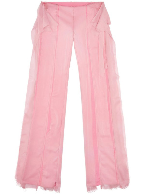 

Distressed-effect semi-sheer trousers, Diesel Distressed-effect semi-sheer trousers