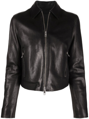 

Zip-fastening leather jacket, Diesel Zip-fastening leather jacket