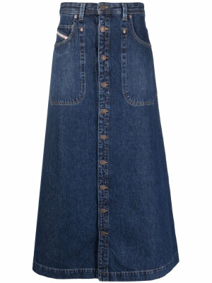 

High-waisted denim skirt, Diesel High-waisted denim skirt