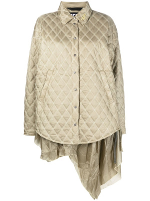 

Quilted draped bomber jacket, Diesel Quilted draped bomber jacket