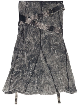 

O-Venus double-belt pleated skirt, Diesel O-Venus double-belt pleated skirt