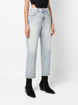 

Cropped straight-leg jeans, Diesel Cropped straight-leg jeans