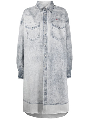

De-Davis-L denim shirt dress, Diesel De-Davis-L denim shirt dress