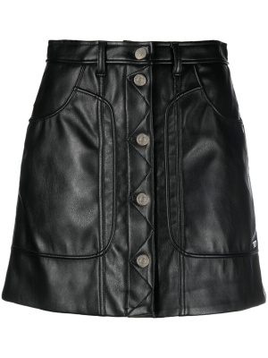 

Faux-leather miniskirt, Diesel Faux-leather miniskirt
