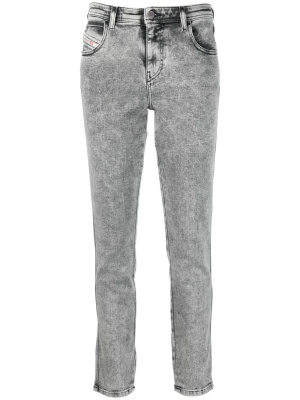 

2015 acid-wash cropped jeans, Diesel 2015 acid-wash cropped jeans