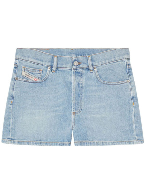 

Mid-rise denim mini shorts, Diesel Mid-rise denim mini shorts