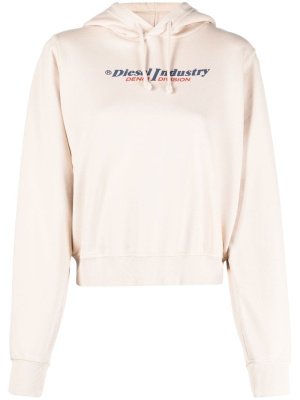 

Logo-print long-sleeve hoodie, Diesel Logo-print long-sleeve hoodie