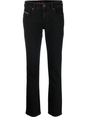 

Low-rise flared crop jeans, Diesel Low-rise flared crop jeans