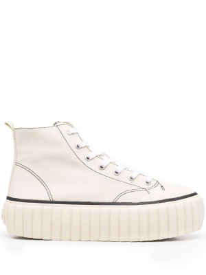 

S-Hanami Mid flatform high-top sneakers, Diesel S-Hanami Mid flatform high-top sneakers