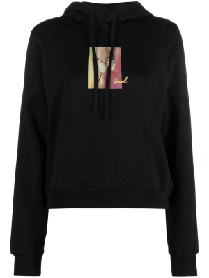 

Butterfly print drawstring hoodie, Diesel Butterfly print drawstring hoodie
