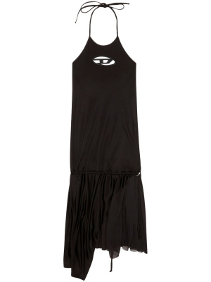 

Halterneck chiffon-hem dress, Diesel Halterneck chiffon-hem dress