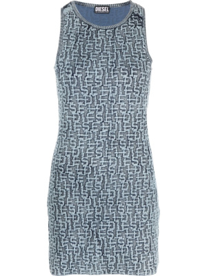 

M-Yrta monogram-embossed mini dress, Diesel M-Yrta monogram-embossed mini dress