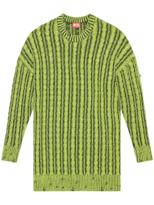 

Cable-knit round-neck jumper, Diesel Cable-knit round-neck jumper