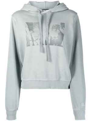 

Photograph-print drawstring hoodie, Diesel Photograph-print drawstring hoodie