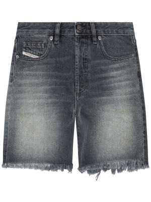 

Frayed-hem denim shorts, Diesel Frayed-hem denim shorts