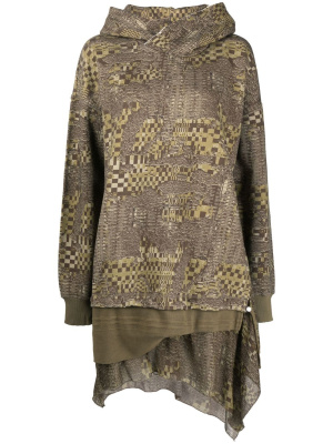 

D-Rolly-Hood camouflage-print dress, Diesel D-Rolly-Hood camouflage-print dress
