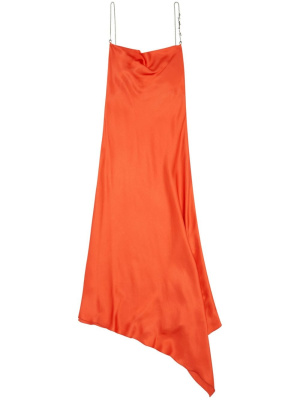 

Chain-straps satin-finish dress, Diesel Chain-straps satin-finish dress