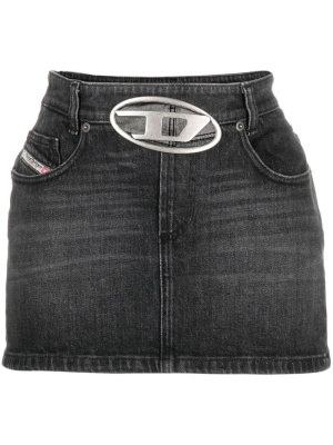 

Oval D buckle denim skirt, Diesel Oval D buckle denim skirt