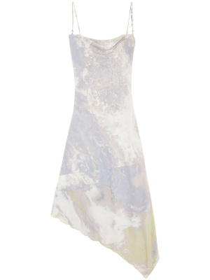 

Graphic-print slip midi dress, Diesel Graphic-print slip midi dress