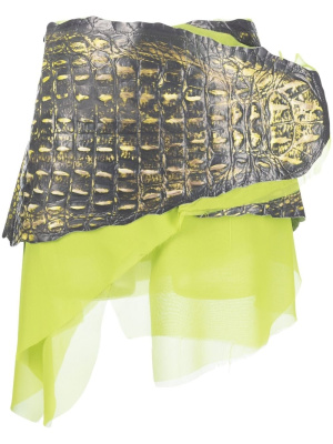 

Belted asymmetric mini skirt, Diesel Belted asymmetric mini skirt