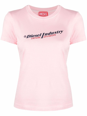 

Logo-print cotton T-shirt, Diesel Logo-print cotton T-shirt
