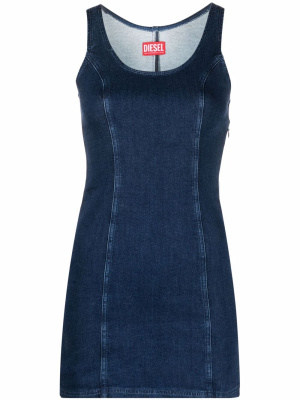 

Sleeveless denim mini dress, Diesel Sleeveless denim mini dress