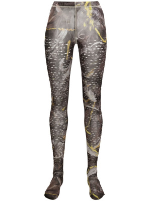 

Camouflage-print footed leggings, Diesel Camouflage-print footed leggings