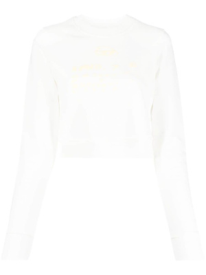 

Long-sleeve cropped sweatshirt, Diesel Long-sleeve cropped sweatshirt