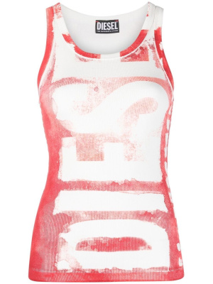 

Logo-print tank top, Diesel Logo-print tank top