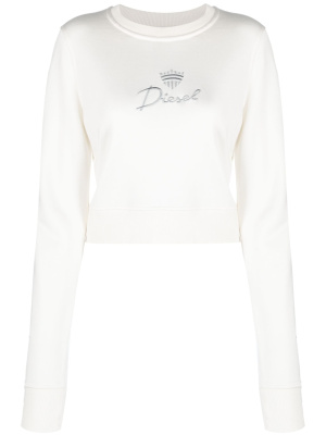 

Logo-embroidered long-sleeve top, Diesel Logo-embroidered long-sleeve top