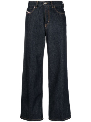 

High-rise straight-leg jeans, Diesel High-rise straight-leg jeans