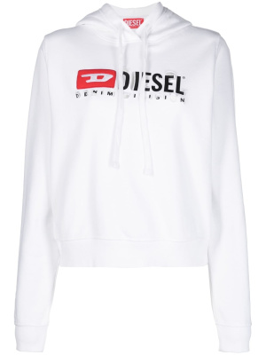 

Logo-detail cotton hoodie, Diesel Logo-detail cotton hoodie