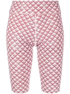 

Logo jacquard bodycon shorts, Diesel Logo jacquard bodycon shorts