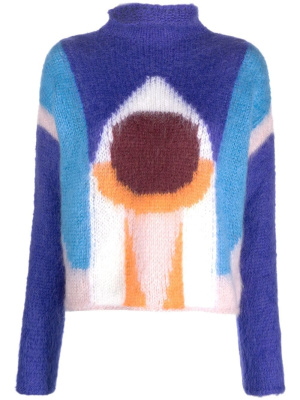 

Vinicunca graphic-knit jumper, Forte Forte Vinicunca graphic-knit jumper